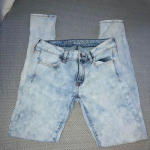 COPY - American Eagle Acid Wash Skinny Jegging w/…